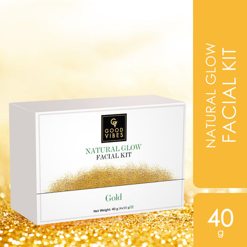 Good Vibes Gold Natural Glow Facial Kit